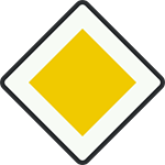 priority road sign