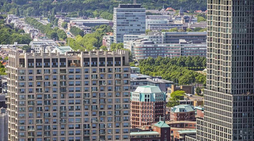 apartment buildings