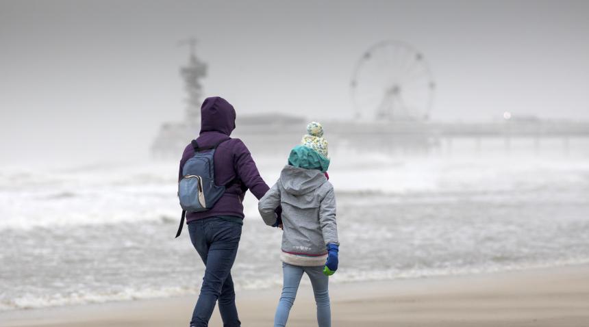 Dutch weather Scheveningen Storm