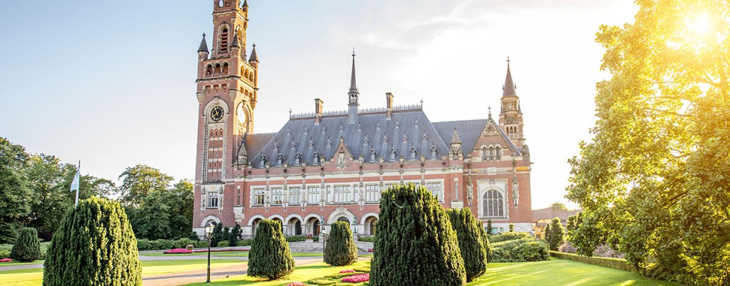 Facade of the Peace Palace