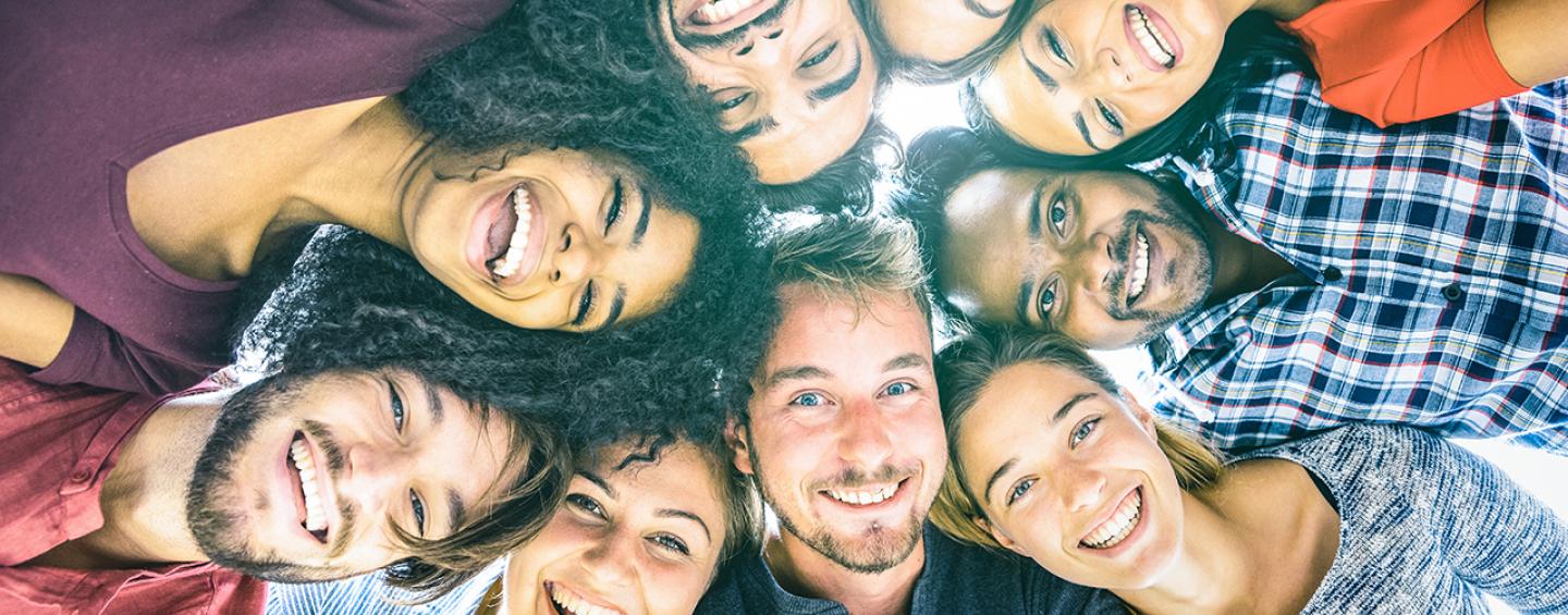 a group of international people