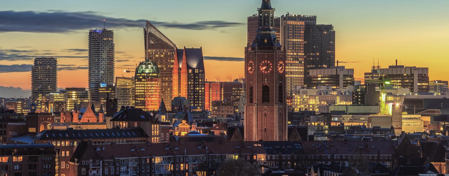 Skyline The Hague by night