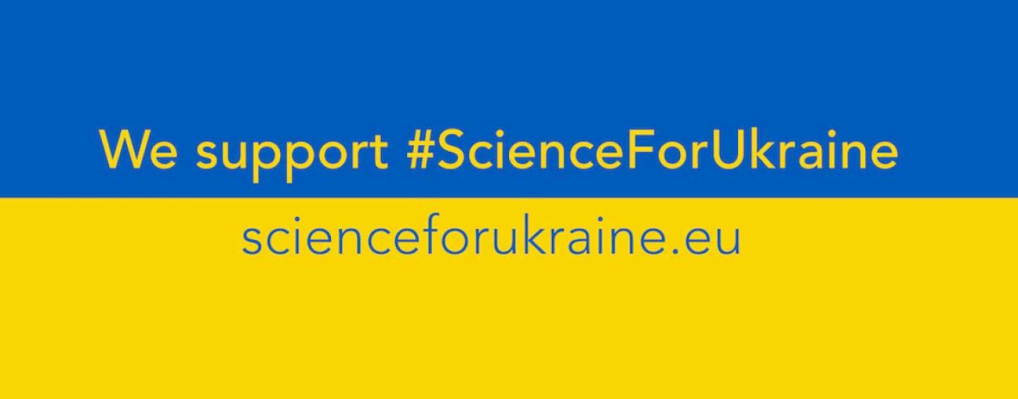 We support ScienceForUkraine